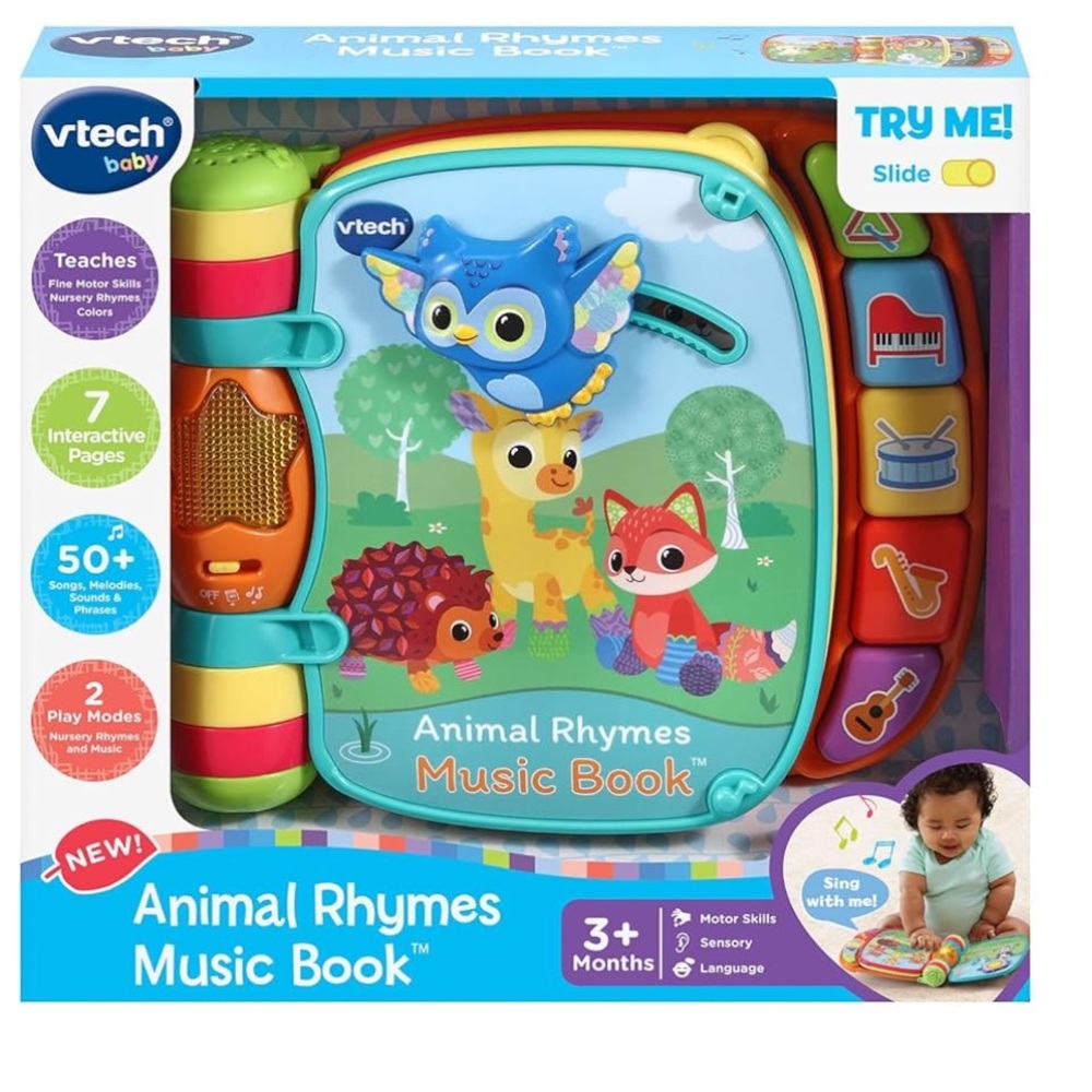 VTech Animal Rhymes Music Book English Version (BNIB)
